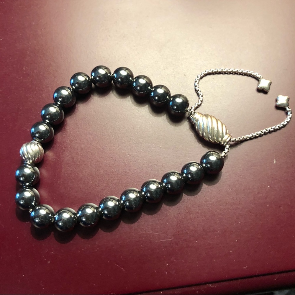 DAVID YURMAN Hematite Spiritual Bead Bracelet